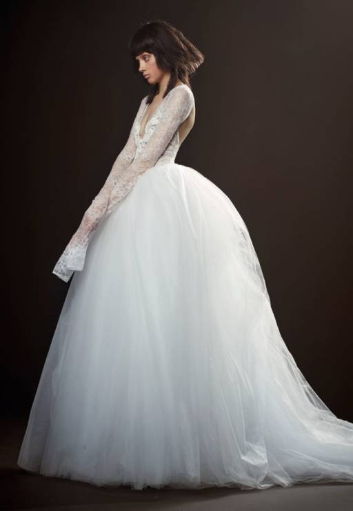 Suknia ślubna Vera Wang typu "beza"