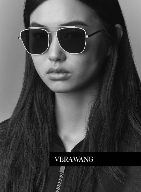 Srebrne okularyVera Wang wiosna-lato 2017