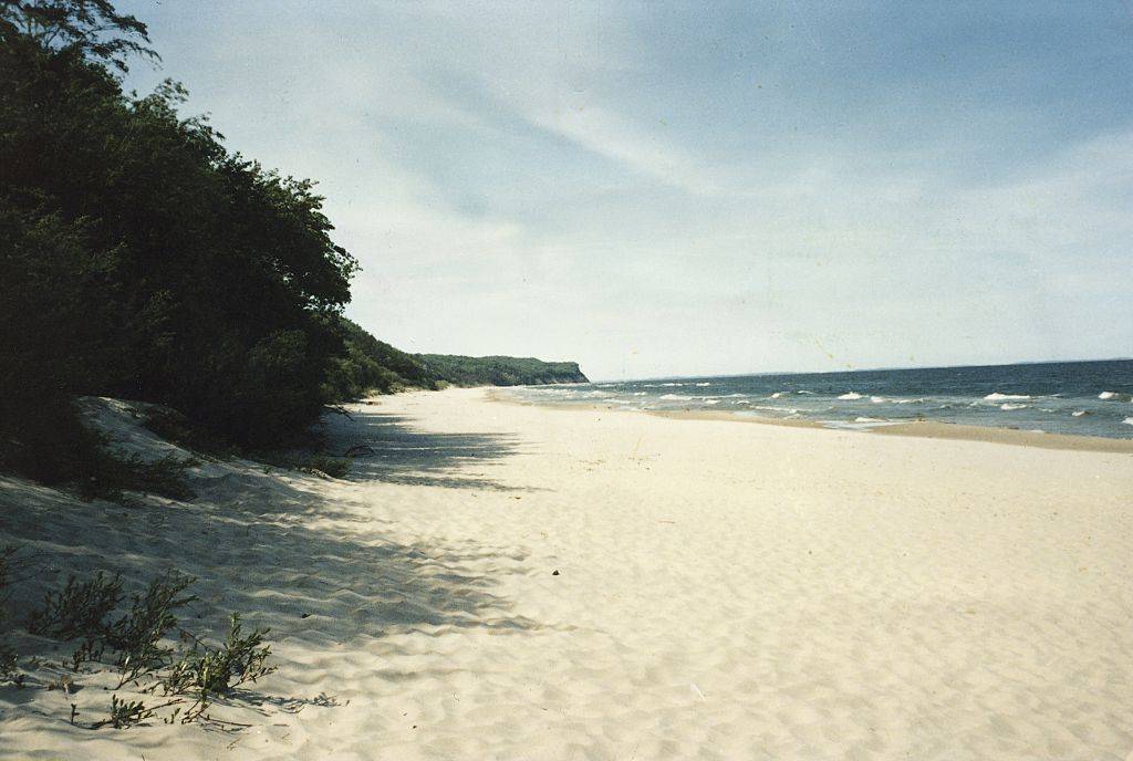 Plaże na wyspie Wolin