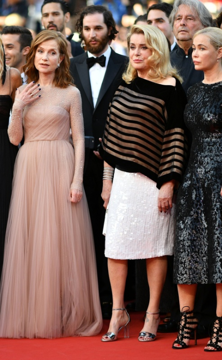 Cannes 2017:  Isabelle Huppert, Catherine Deneuve i Emmanuelle Beart na premierze filmu "Golden Years"
