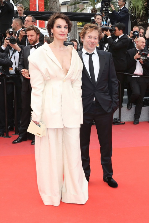 Cannes 2017: Jeanne Balibar i Mathieu Amalric na premierze filmu "Barbara"