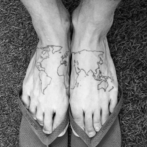 Tatuaże na stopie