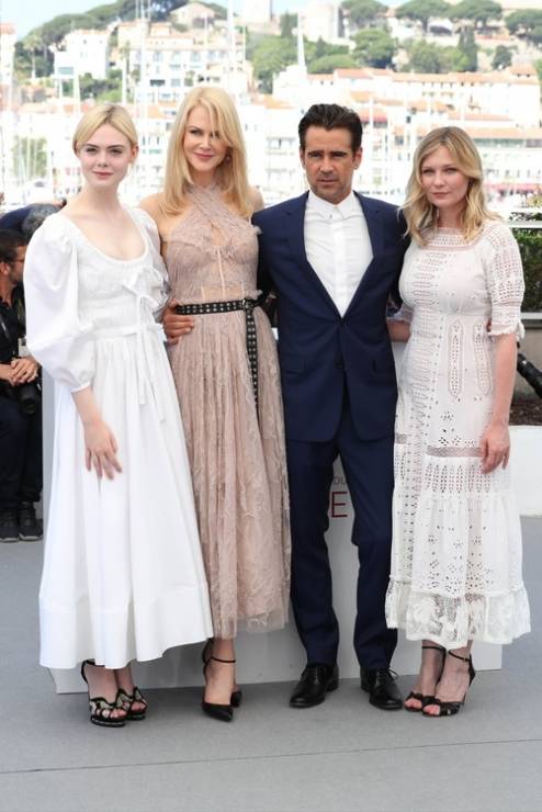 Cannes 2017: Elle Fanning, Nicole Kidman, Colin Farrell and Kirsten Dunst na konfererncji prasowej filmu "The Beguiled"