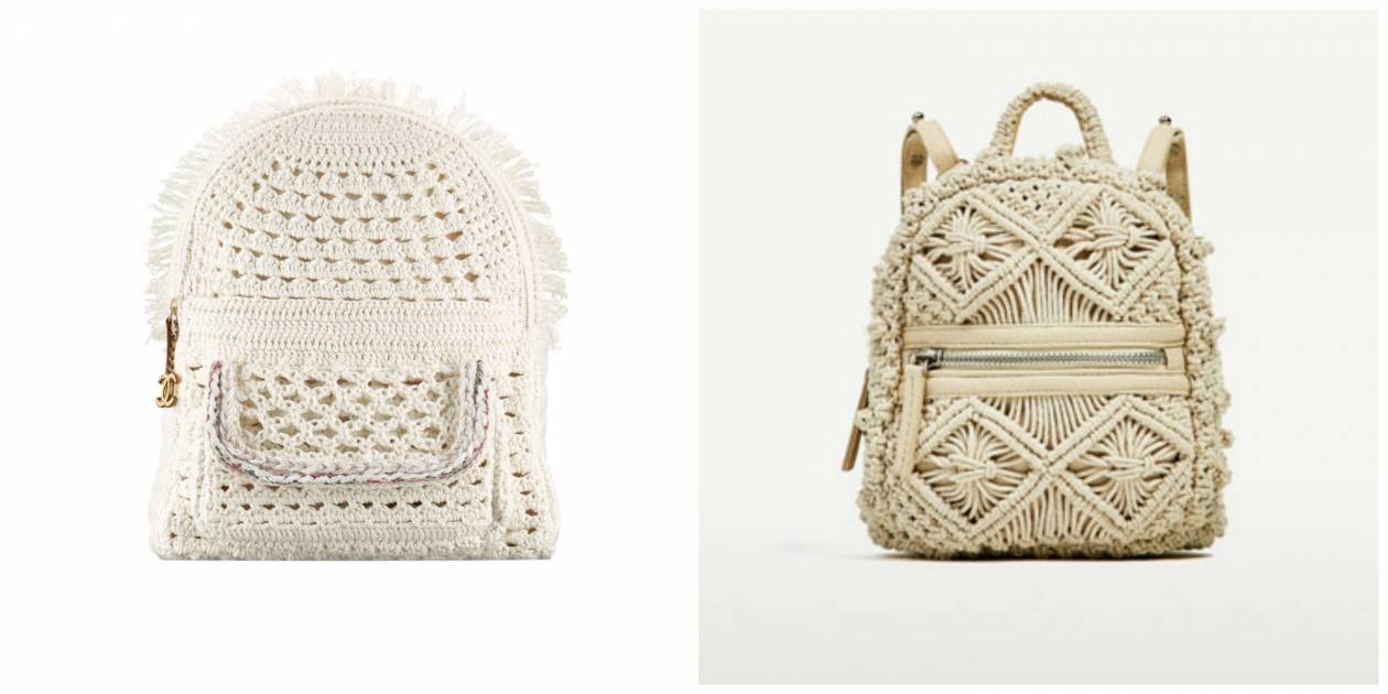 Plecak Chanel vs Zara 