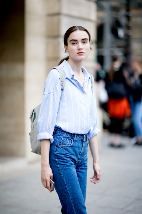Street fashion: modelki off duty na Paris Fashion Week haute couture AW17