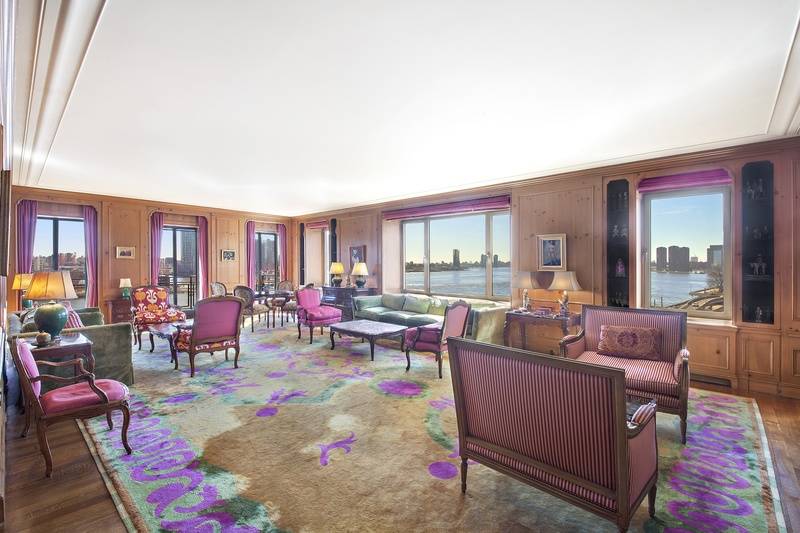 Apartament Grety Garbo w Nowym Jorku, ulubiony salon, fot. East News
