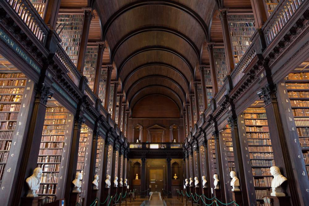 Biblioteka Trinity College, Dublin, Irlandia