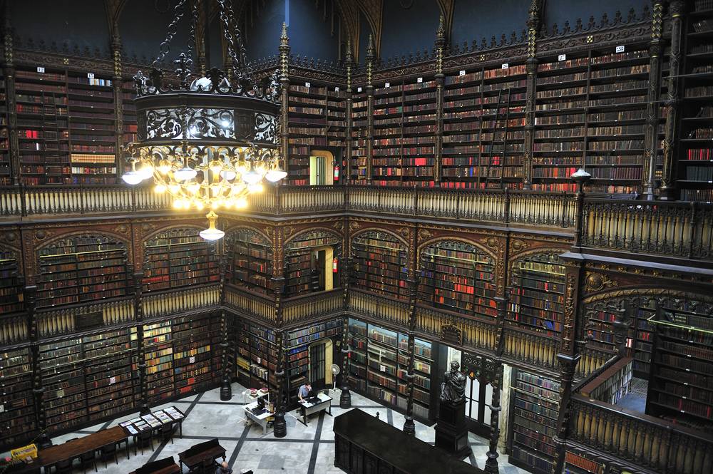The Royal Portuguese Reading Room, Rio de Janeiro, Brazylia