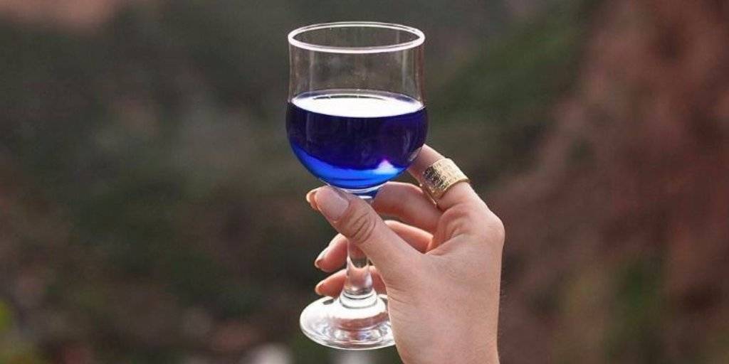 Wino niebieskie
