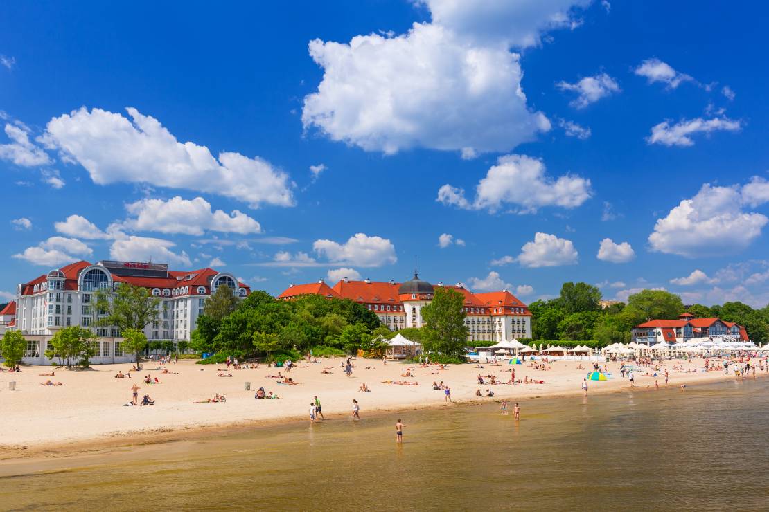Plaża w Sopocie, fot. Shutterstock