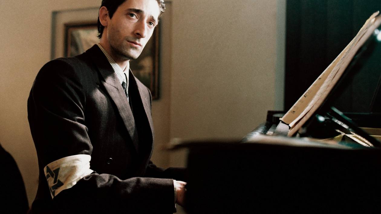 Adrien Brody jako Władysław Szpilman w filmie "Pianista'