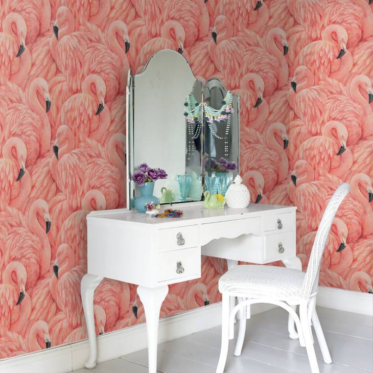 Tapeta Flamingos, Albany Maison Wallpaper Collection