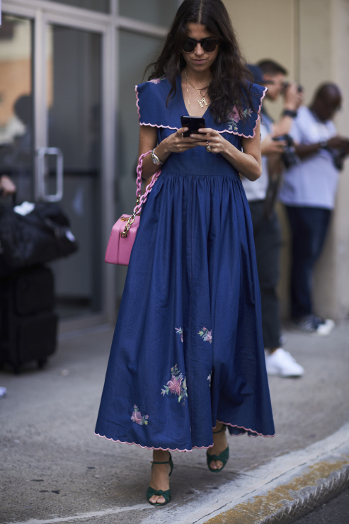 Zdjęcia street fashion z Tygodnia Mody w Nowym Jorku