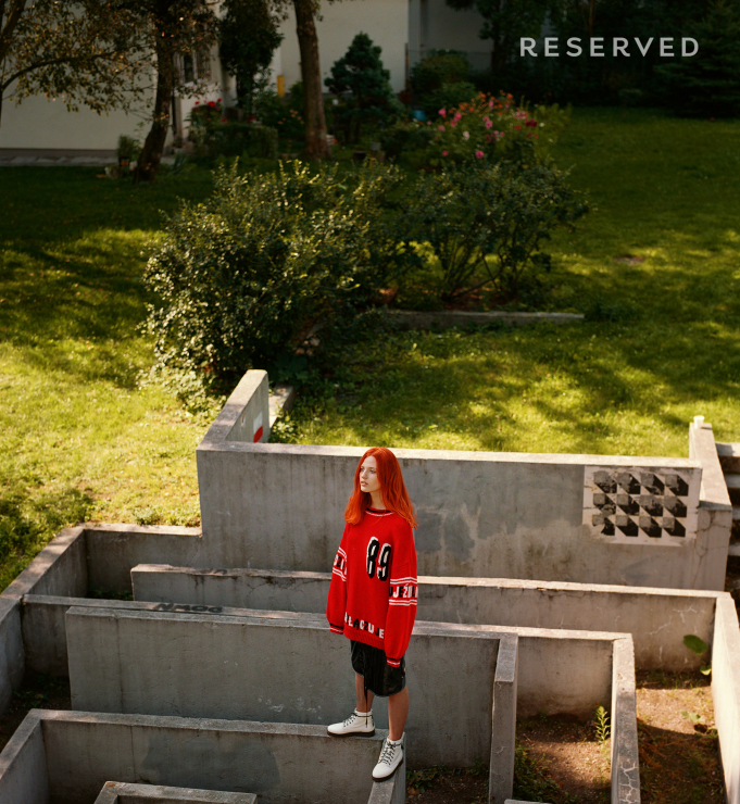 Bluza oversize z kolekcji Reserved Re.Design jesień 2017