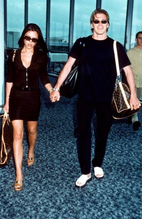 Victoria Adams (później Beckham) i David Beckham, 1997 rok