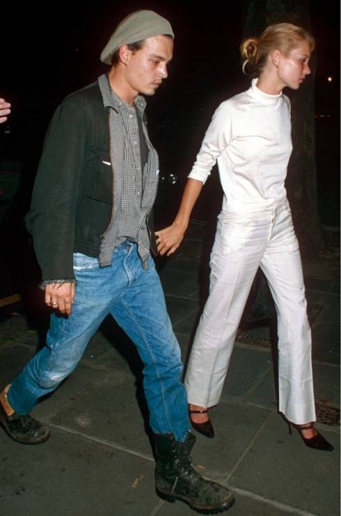 Johnny Depp i Kate Moss, 1995 rok