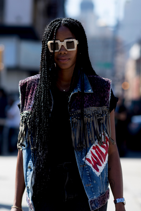 Zdjęcia street fashion NY Fashion Week AW17