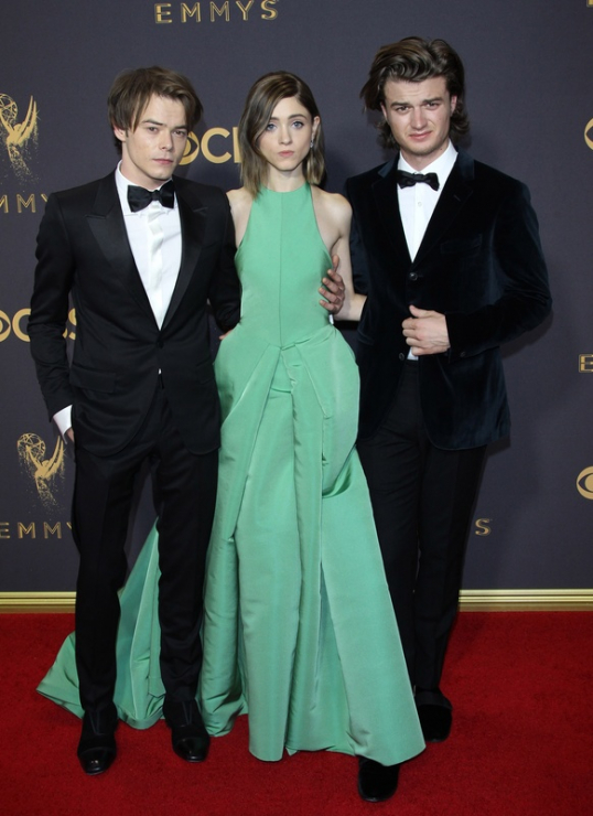 Emmy Awards 2017:  Joe Keery, Natalia Dyer i Charlie Heaton