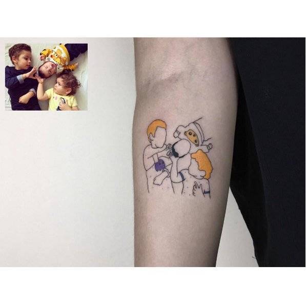 Zamień zdjęcie z dzieciństwa na tatuaż