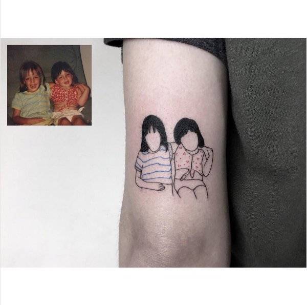 Zamień zdjęcie z dzieciństwa na tatuaż