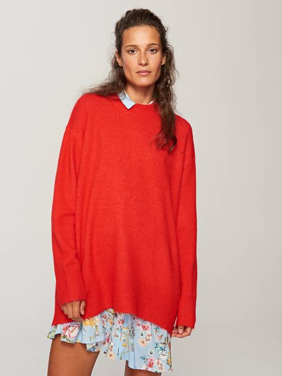 Czerwony sweter, Reserved, 99zł