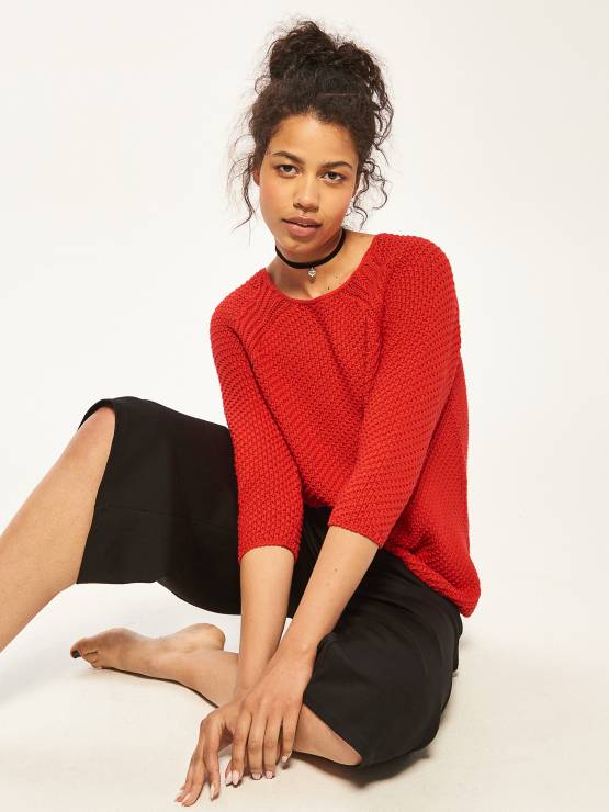 Czerwony sweter, Reserved, 69zł