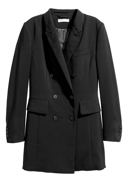 Czarny płaszcz