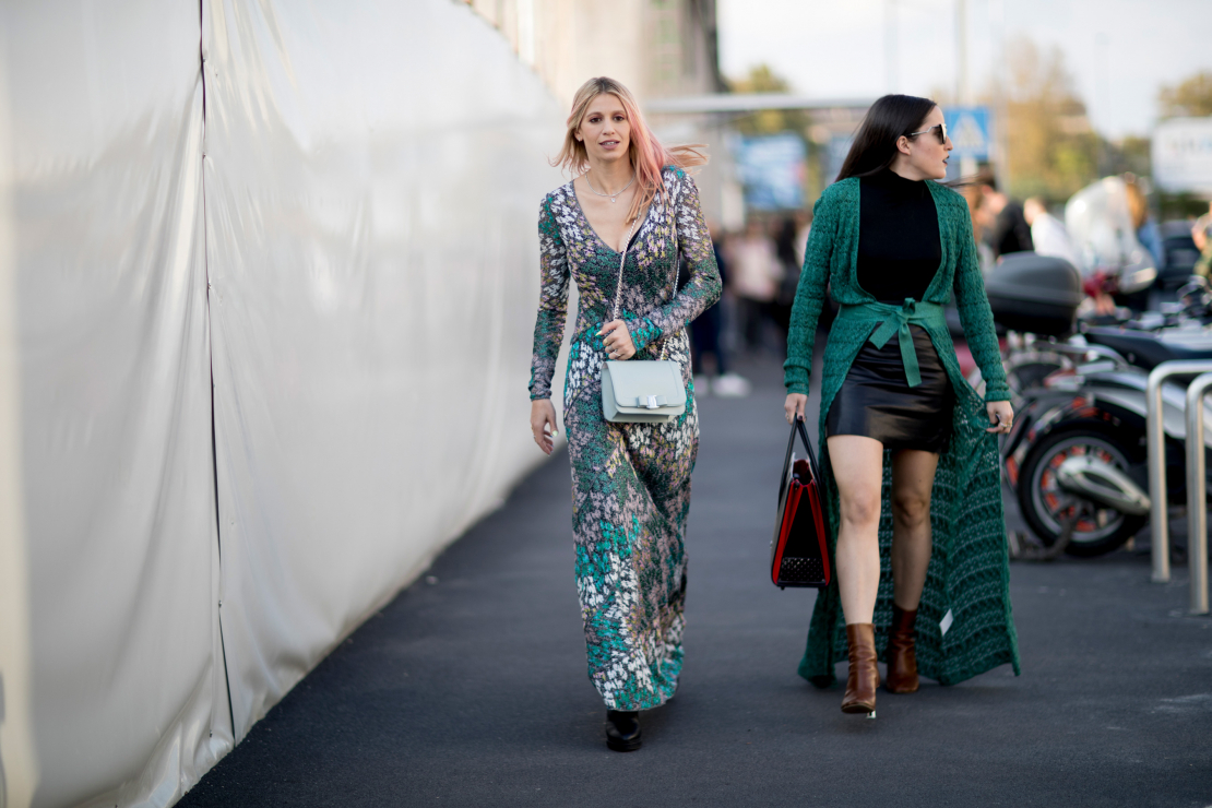 Zdjęcia street style Milan Fashion Week SS18
