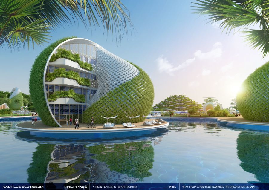 Nautilus Eco-Resort, projekt: Vincent Callebaut