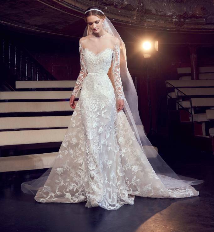 Suknia ślubna koronkowa Elie SaabAW18