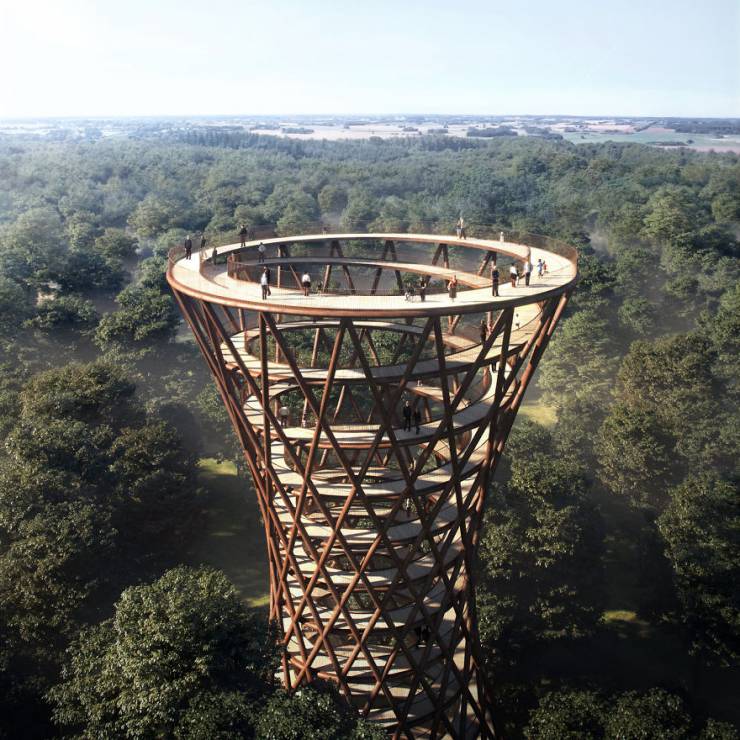 Wieża widokowa w Danii, projekt EFFEKT, fot. East News