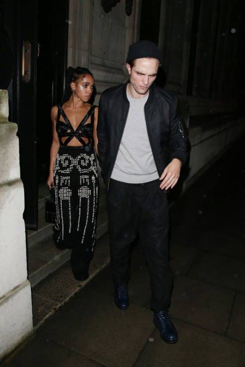 Robert Pattinson i FKA twigs na The Brit Awards Warner Music Group After Party, 25
