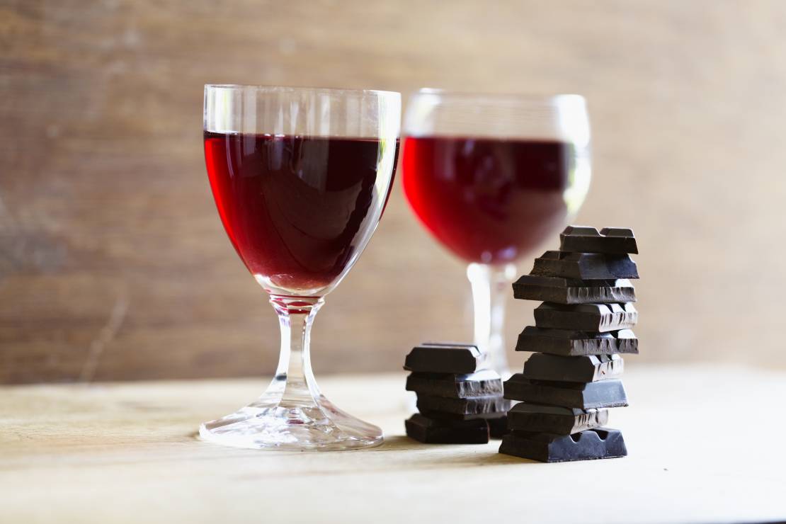 Przepis na grzane wino z czekoladą