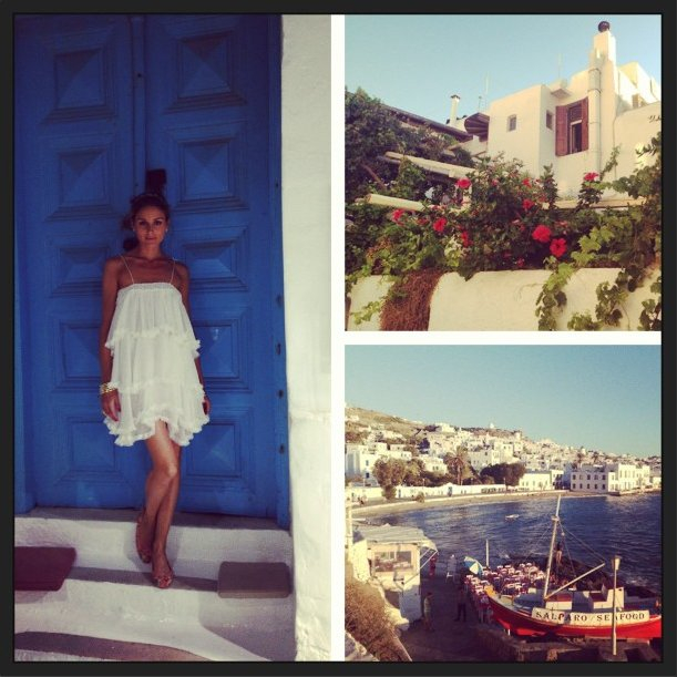 Olivia Palermo w Grecji - prywatne zdjęcia z wakacji