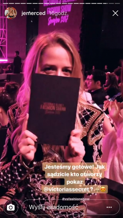 Jessica Mercedes na pokazie Victoria's Secret 2017