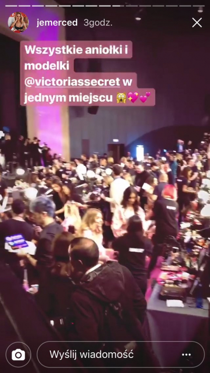 Jessica Mercedes na pokazie Victoria's Secret 2017