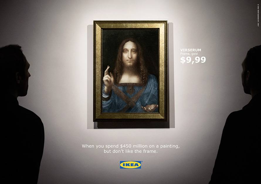 IKEA reaguje na sprzedaż obrazu Leonarda da Vinci
