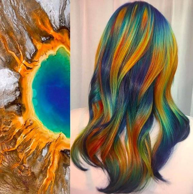 Artystyczna koloryzacja - włosy jak zjawiska w naturze