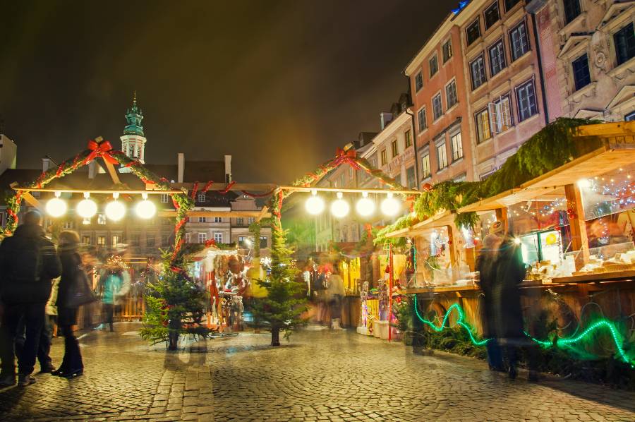 Jarmark Bożonarodzeniowy w Warszawie