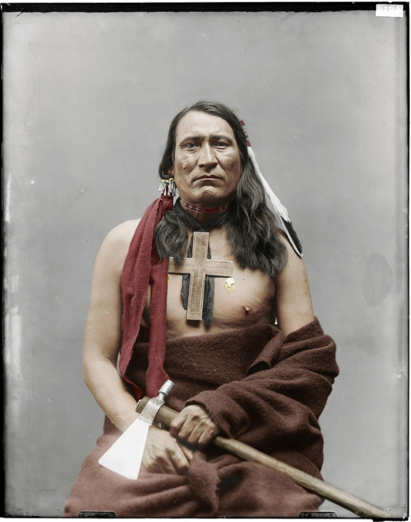 Indianin z plemienia Cheyenne, 1877r.