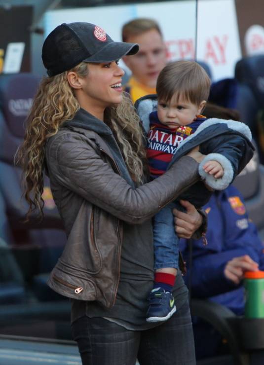 Shakira i Sasha w Barcelonie, 2015 rok