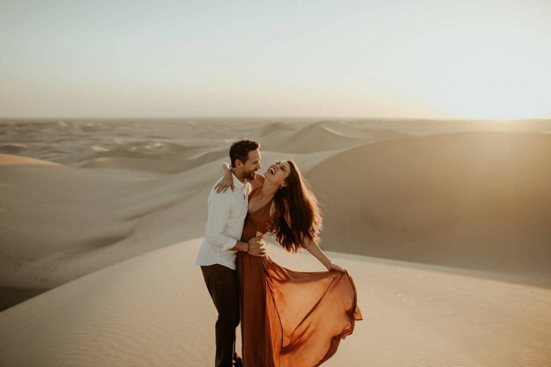 Zdjęcia ślubne: na pustyni
