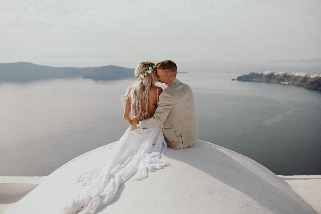 Zdjęcia ślubne: na Santorini
