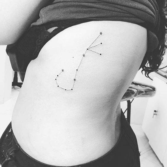 Tatuaże konstelacje gwiazd