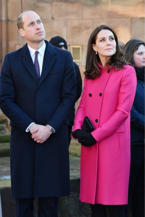 Książę William i księżna Kate z wizytą w Coventry, 16.01