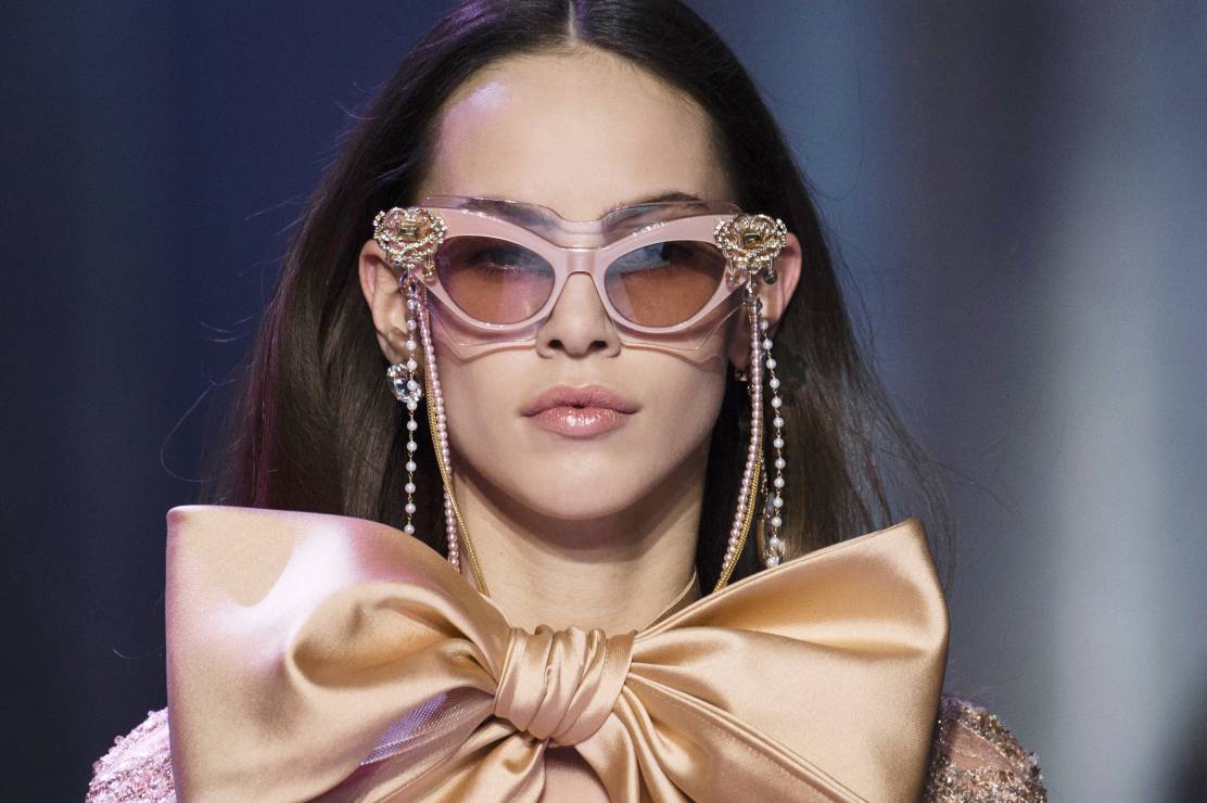 Okulary damskie z kryształkami 2018