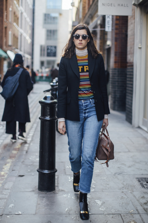 Street style na Londyńskim Tygodniu Mody