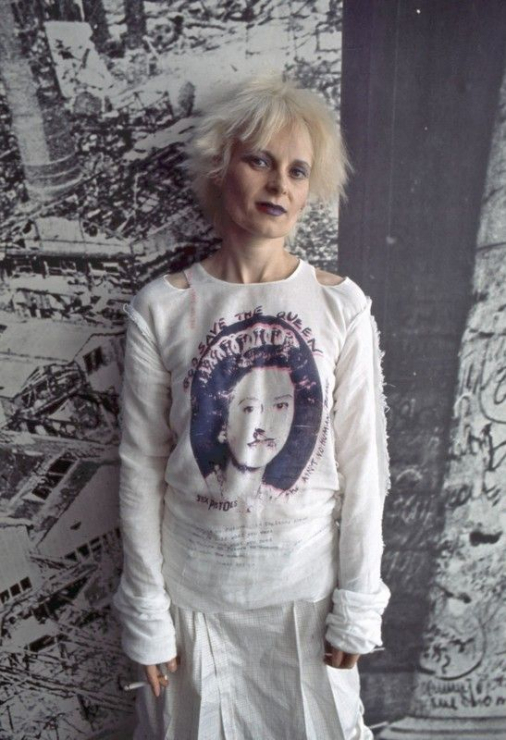 Vivienne Westwood w swoim butiku, 1977