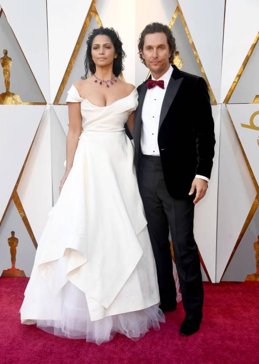 Oscary 2018: Camila Alves i Matthew McConaughey