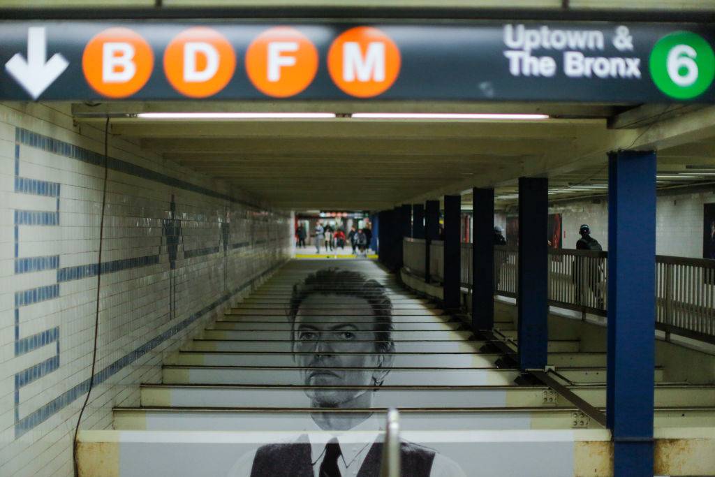 David Bowie w nowojorskim metrze